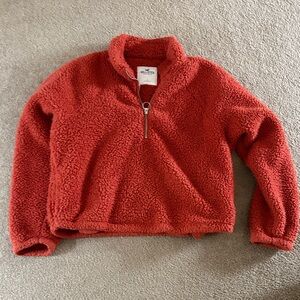 Hollister rust colored Sherpa